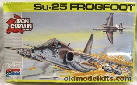 Monogram 1/48 Su-25 Frogfoot - Iron Curtain Series Issue, 5830 plastic model kit